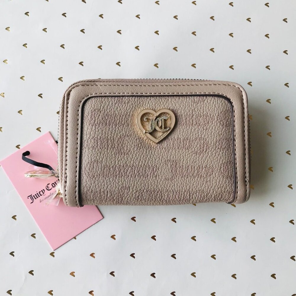 Juicy Couture  Cafe Flawless Midium Double Zip Around  Wallet